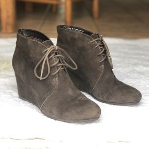 Clarks Wedge Heel Booties